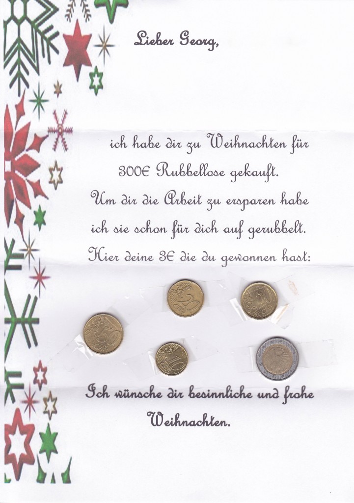 Weihnachtsgeschenk